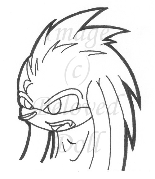 Anime Head Ink
